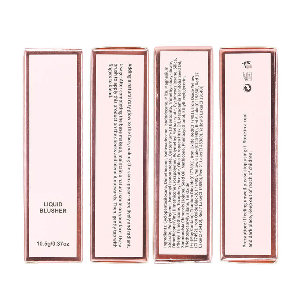 11 color liquid blush nude makeup rouge blush high pigmented vegan