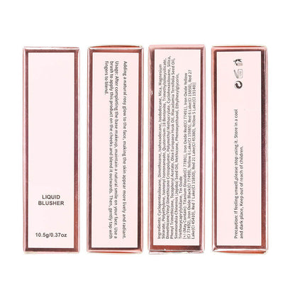 11 color liquid blush nude makeup rouge blush high pigmented vegan