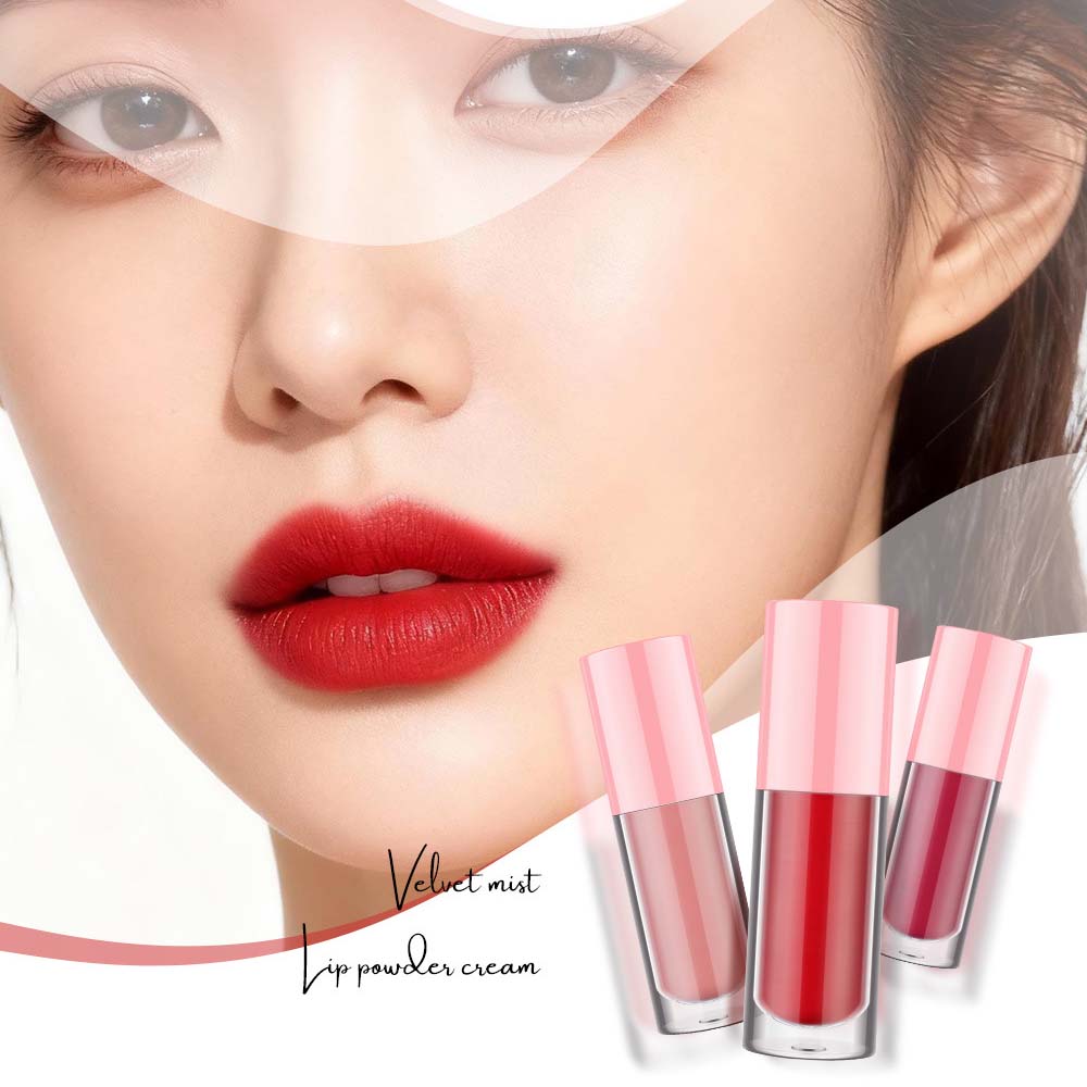 18-color Matte Liquid Lipstick Velvet Mist Lip Cream Waterproof Vegan Lip Mud
