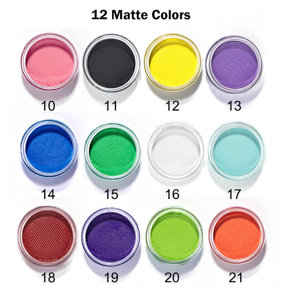21-Color Water-Based Fluorescent Eyeliner Gel Waterproof Eyeliner Paste Long Lasting