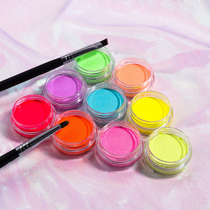21-Color Water-Based Fluorescent Eyeliner Gel Waterproof Eyeliner Paste Long Lasting