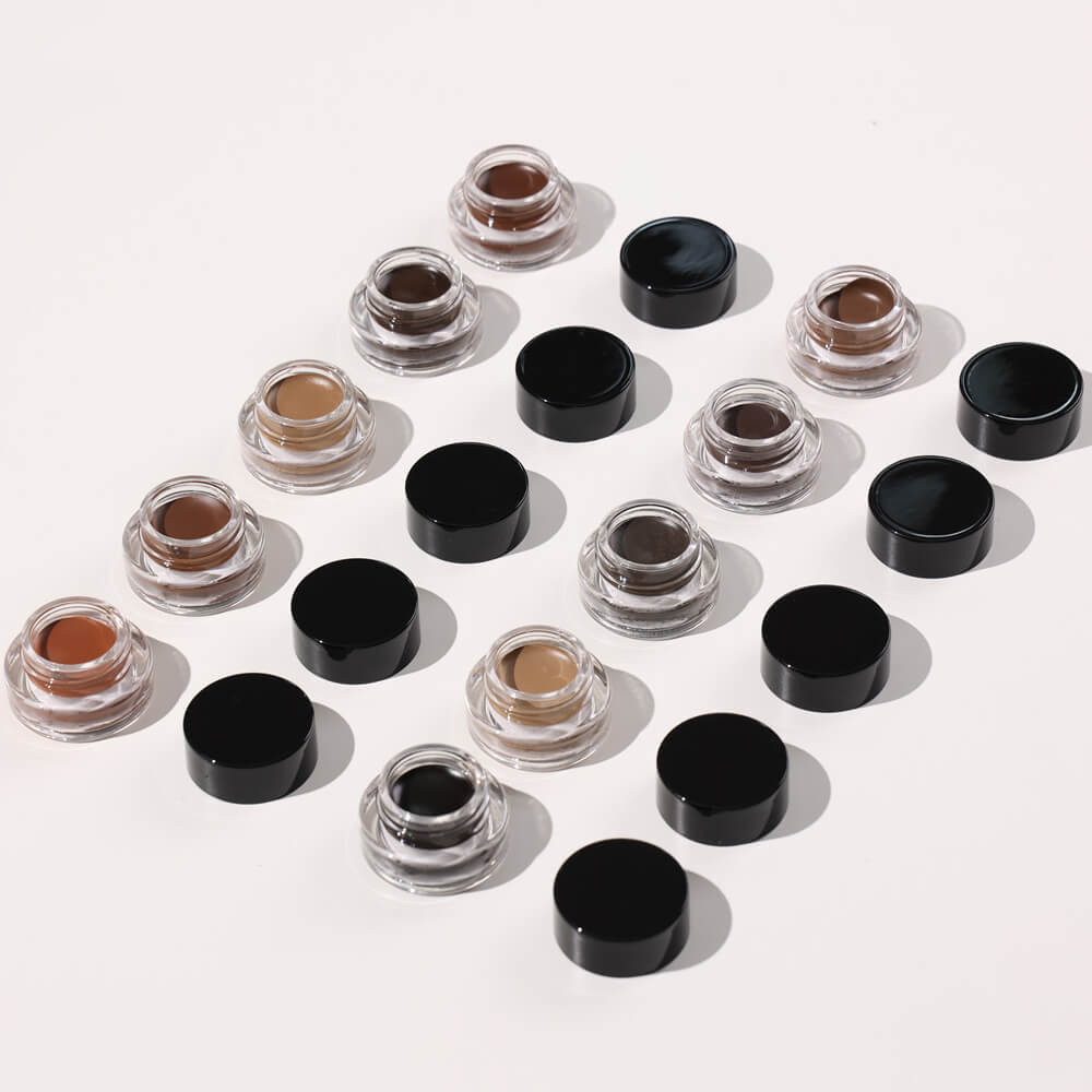 10 color eyebrow gel waterproof brow pomade high pigmented