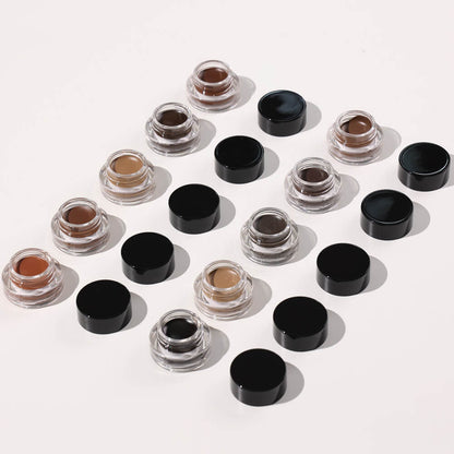 10 color eyebrow gel waterproof brow pomade high pigmented