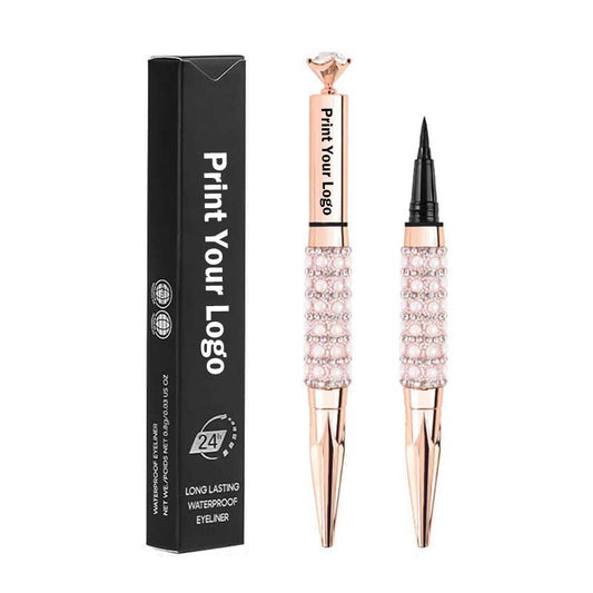 Black liquid eyeliner diamond eye line quick-dry waterproof