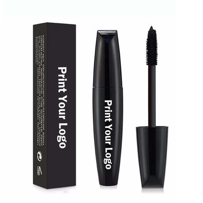 4D black mascara fiber stretch thick volume non-smudge curly