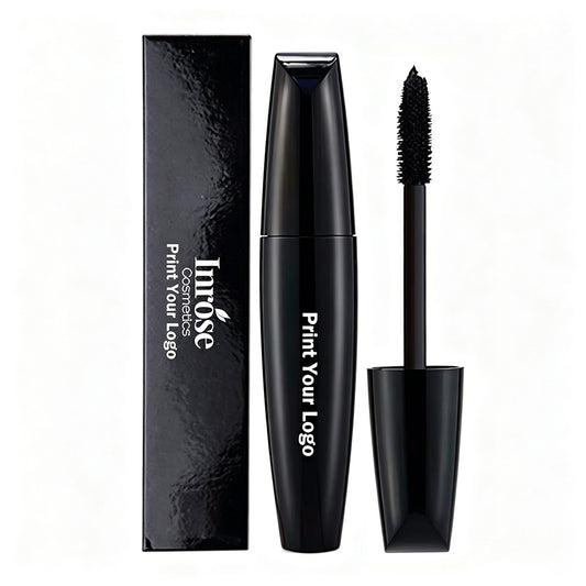 4D Black Mascara Fiber Stretch Thick Volume Non-Smudge Curly Private Label