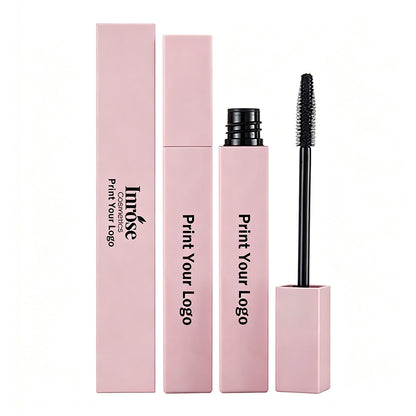High Quality Mascara Full Volume Waterproof Thick Curling Smudge-Free Pink Tube