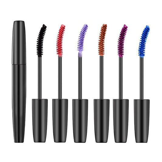 6 Color Mascara 3D Curl Full Volume Lengthening Waterproof Private Label