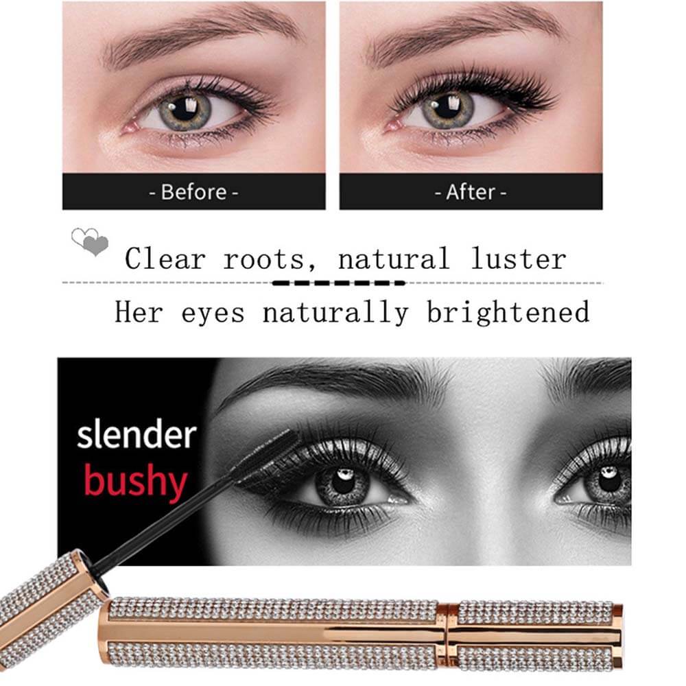 4D mascara full volume waterproof fiber lengthen diamond