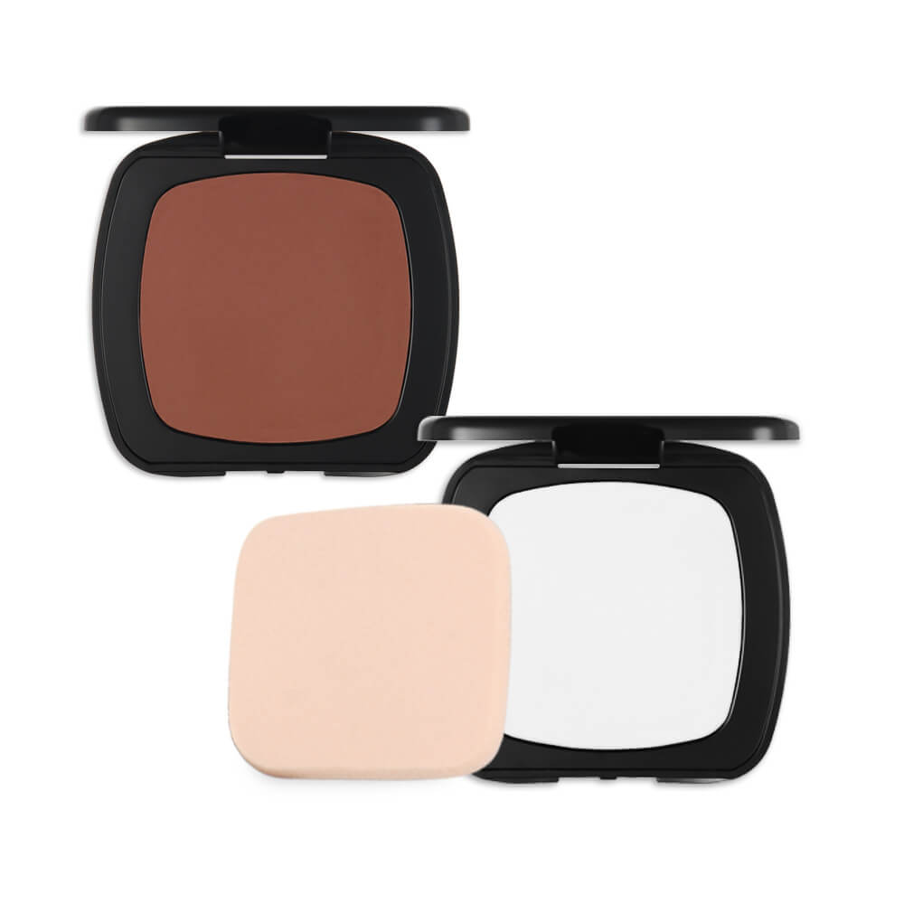 Poudre compacte pressée, 13 teintes, fini mat, contrôle du sébum 
