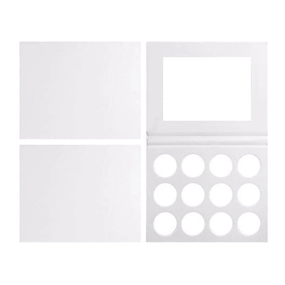 12 Color Diy Eyeshadow Palette 26Mm Matte Vegan High Pigmented