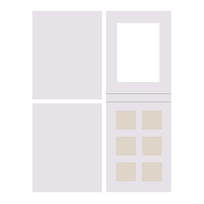 6 Color Diy Eyeshadow Palette Square Color 22mm High Pigmented Waterproof
