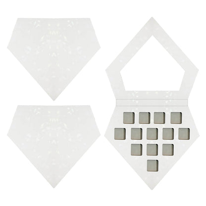 13 Color Diy Diamond Eyeshadow Palette Square Color 22Mm High Pigmented
