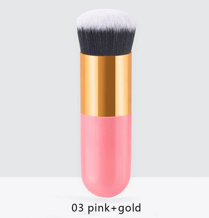10 color brush foundation face powder liquid brush big brushes