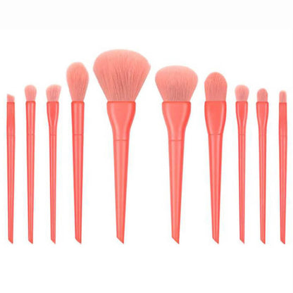 10 pcs makeup brush set candy face eye powder cream brushes