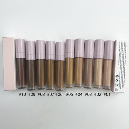 10 color liquid concealer full coverage natural skin friendly
