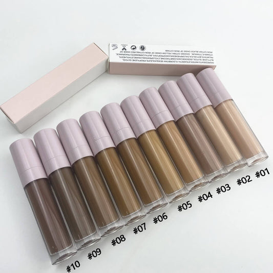 10 color liquid concealer full coverage natural skin friendly