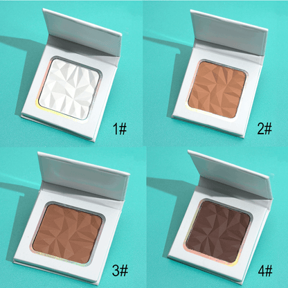 4 color contour powder matte shape high pigmented