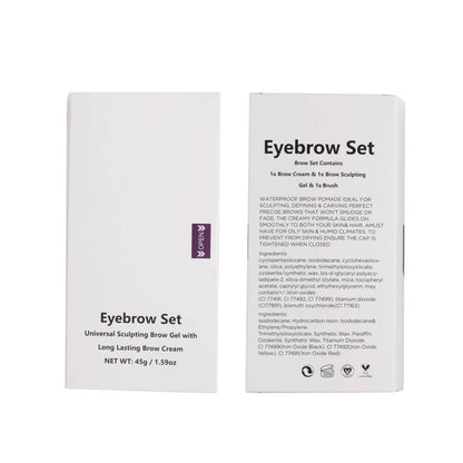 5 color eyebrow kit eyebrow gel brow cream sculpting long lasting