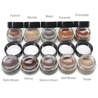 Gel para cejas de 10 colores a prueba de agua