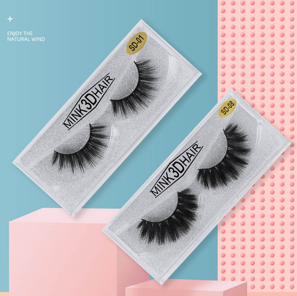 Pestañas 3D Mink Lashes Soft Natural