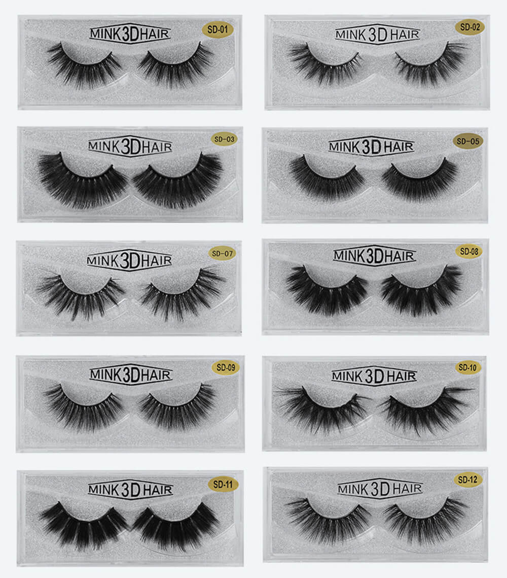 Pestañas 3D Mink Lashes Soft Natural