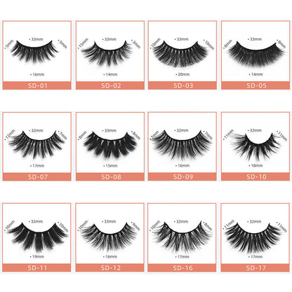 Pestañas 3D Mink Lashes Soft Natural