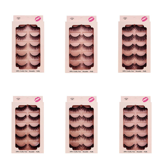 3D mink false eyelash reusable natural lash thick easy to wear