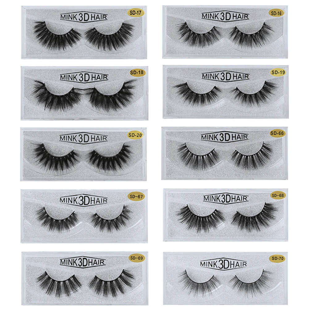 Pestañas 3D Mink Lashes Soft Natural