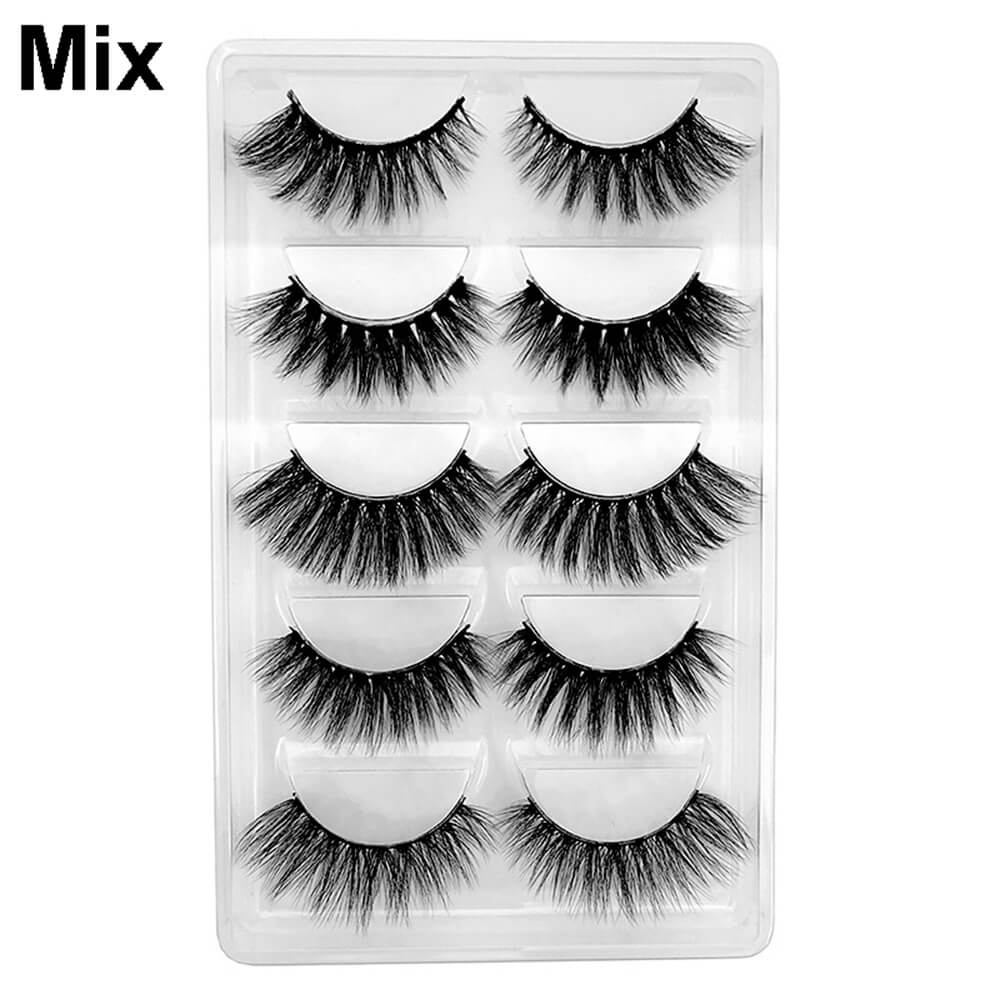 3D mink false eyelash reusable natural lash thick easy to wear