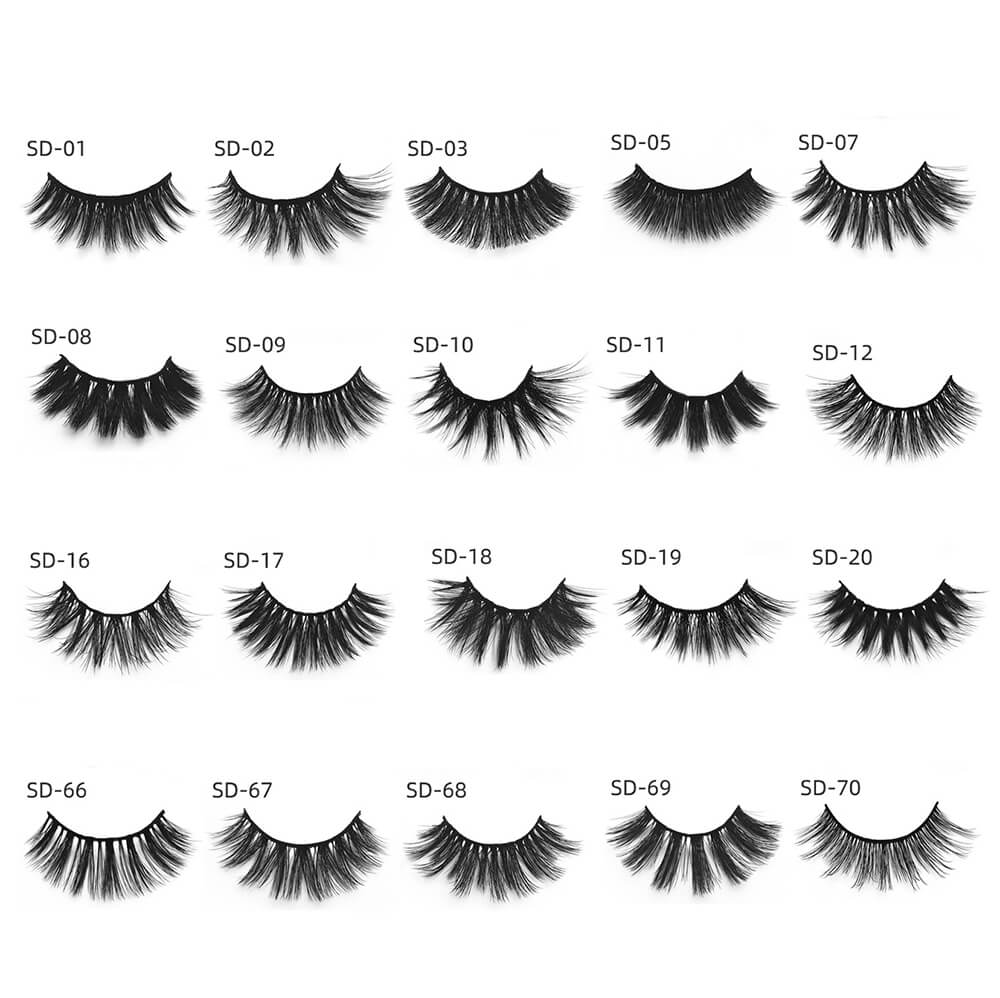 Pestañas 3D Mink Lashes Soft Natural