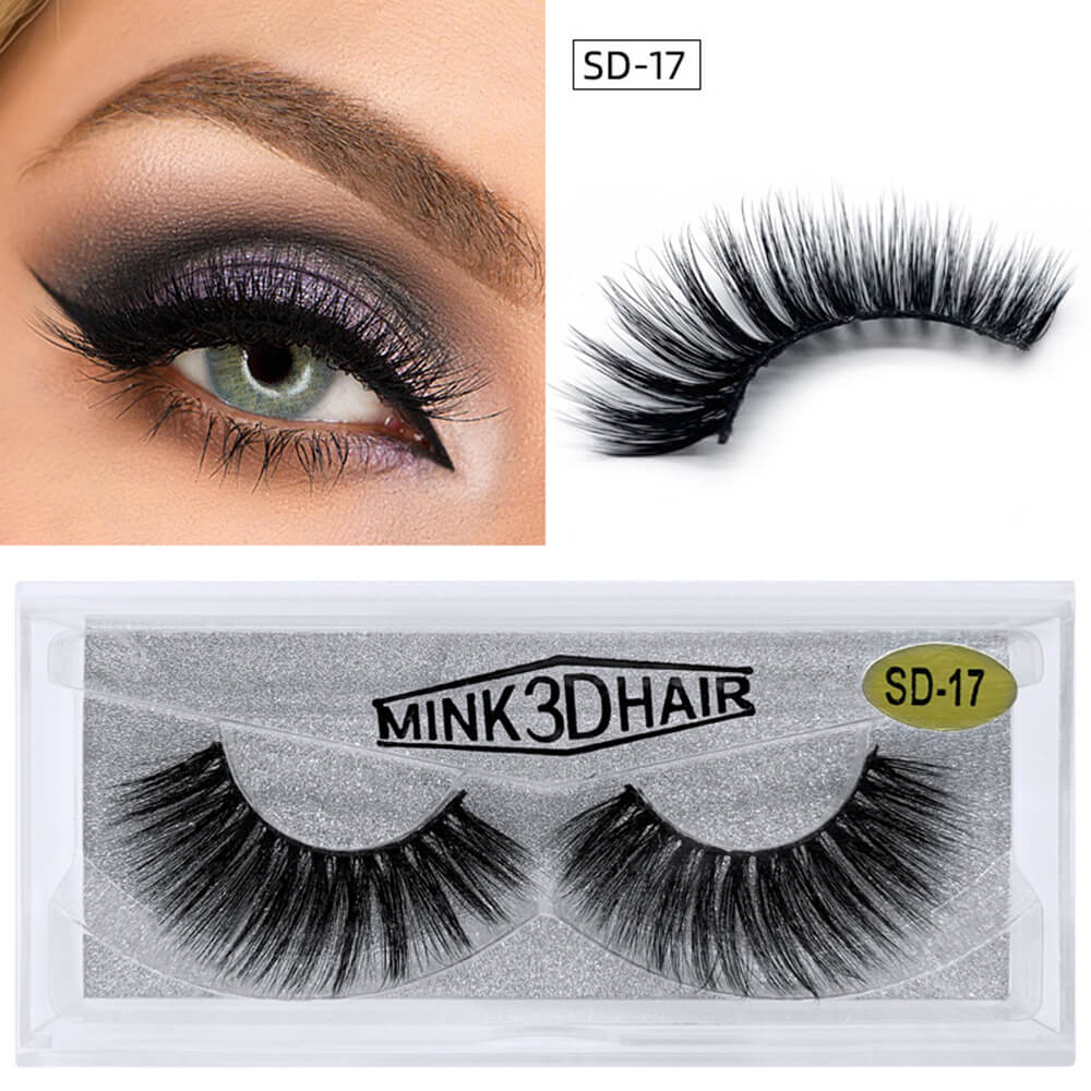 Pestañas 3D Mink Lashes Soft Natural