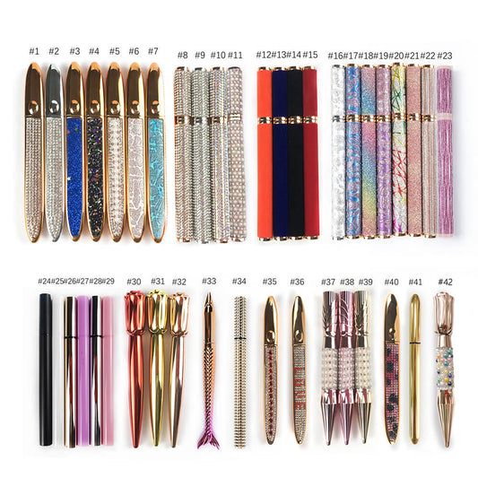 42 style liquid eyeliner self-adhesive eyelash glue pen waterproof