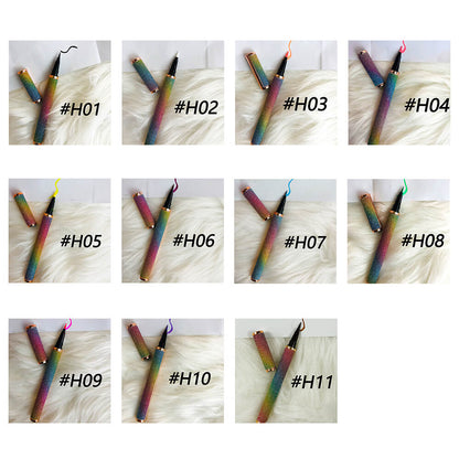 42 style liquid eyeliner self-adhesive eyelash glue pen waterproof