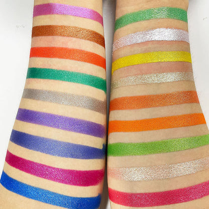 18 color eyeshadow palette high pigmented shimmer eye shadow