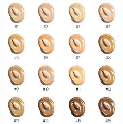 16 color liquid foundation matte full coverage long lasting