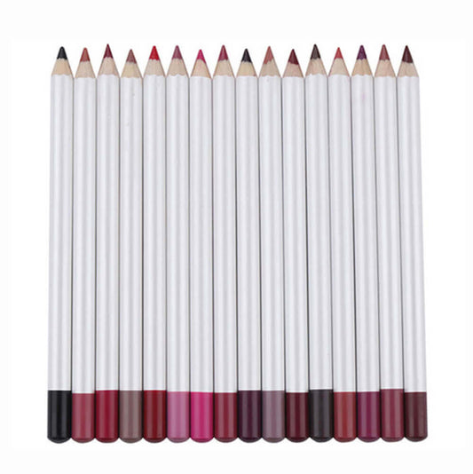 25 color matte lip liner lip color pencil white high pigmented