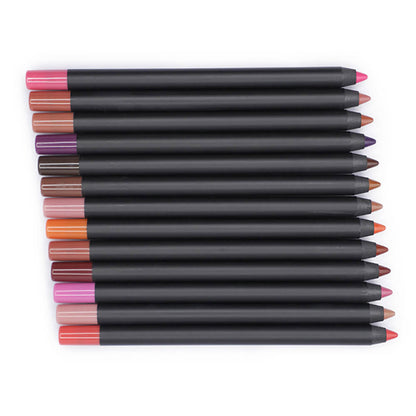 13 color lip liner high pigmented with knife sharpening waterproof