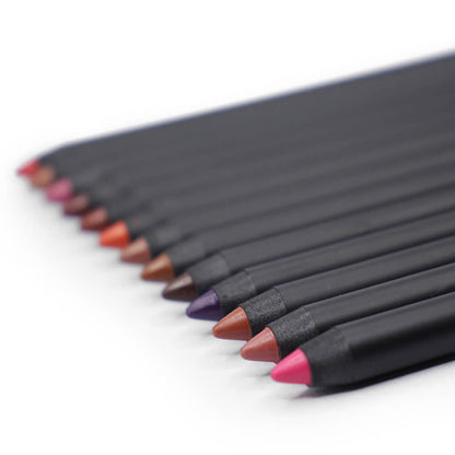 13 color lip liner high pigmented with knife sharpening waterproof