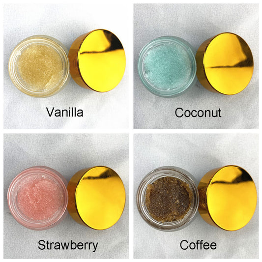 4 color lip scrub exfoliateng nourishing moisturizing lip care