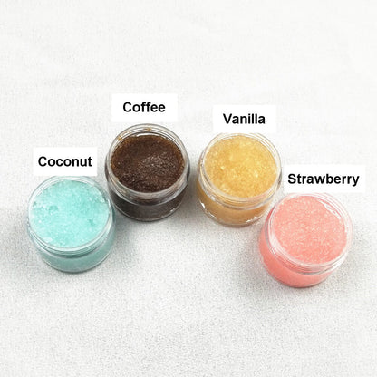 4 color lip scrub exfoliateng nourishing moisturizing lip care