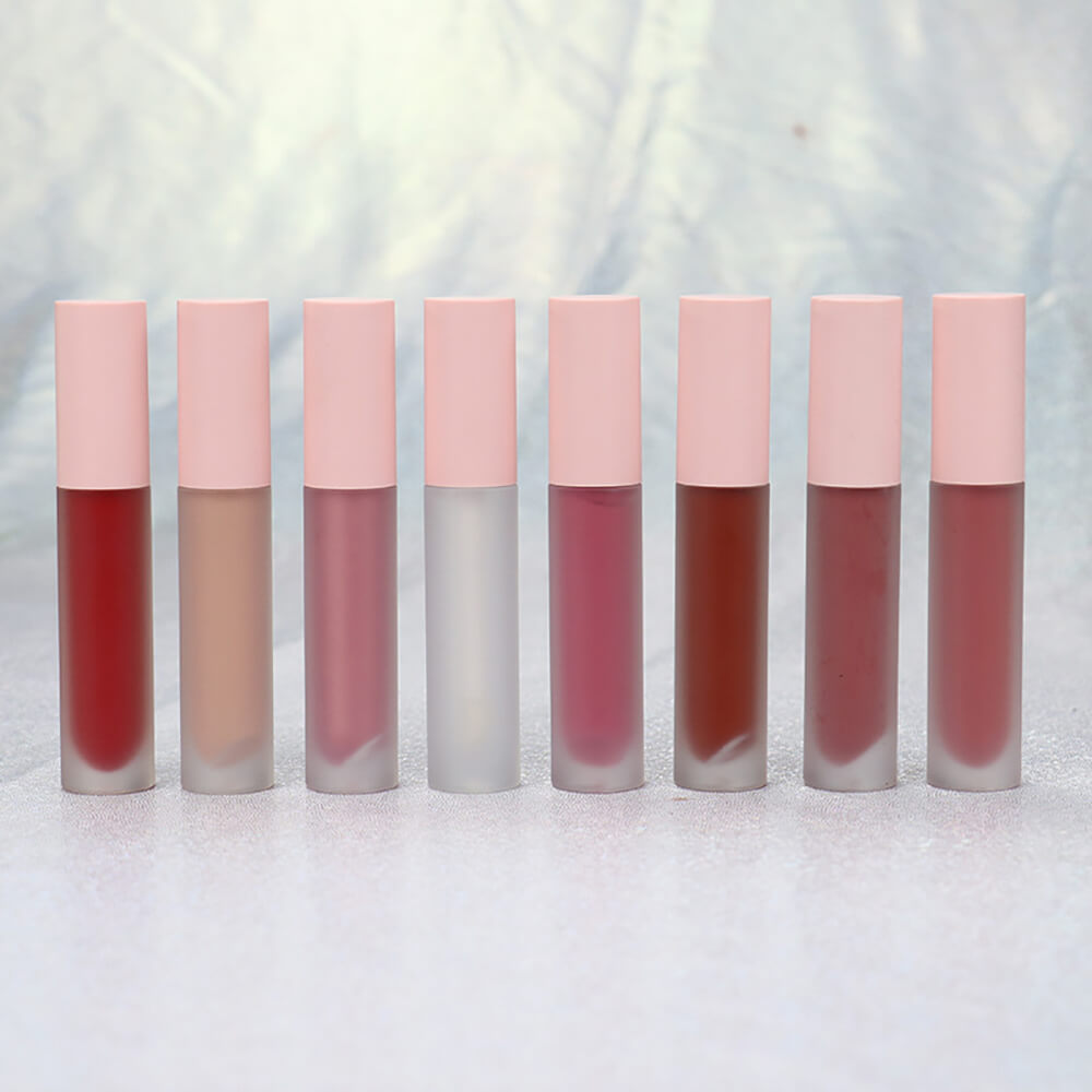 20 color nude lip gloss matte liquid lipstick long lasting pink tube