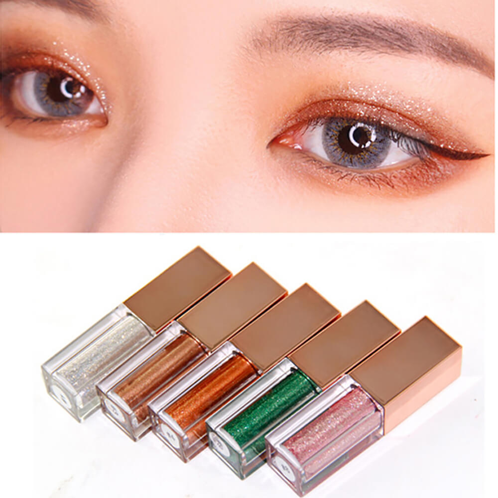 Sombra de ojos líquida de 14 colores de alto pigmento