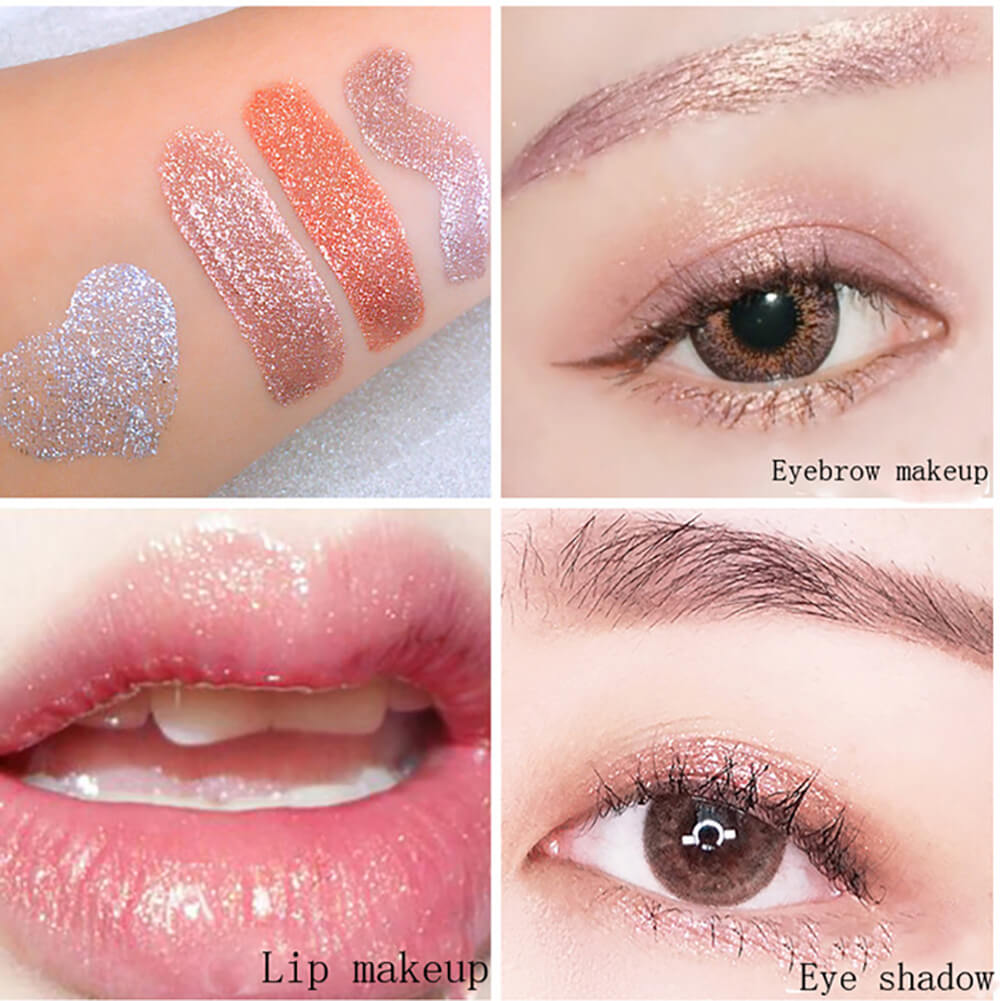 Sombra de ojos líquida de 14 colores de alto pigmento