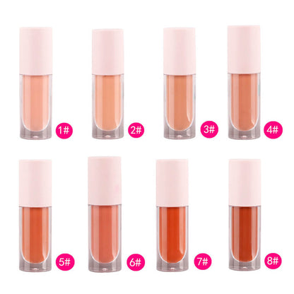 8 color liquid lipstick matte nonstick nude long lasting