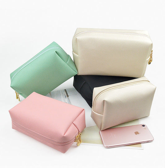 12 color small makeup bag storage bag waterproof leather durable