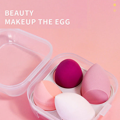 4 in 1 makeup sponge beauty blender bouncy puff various colors