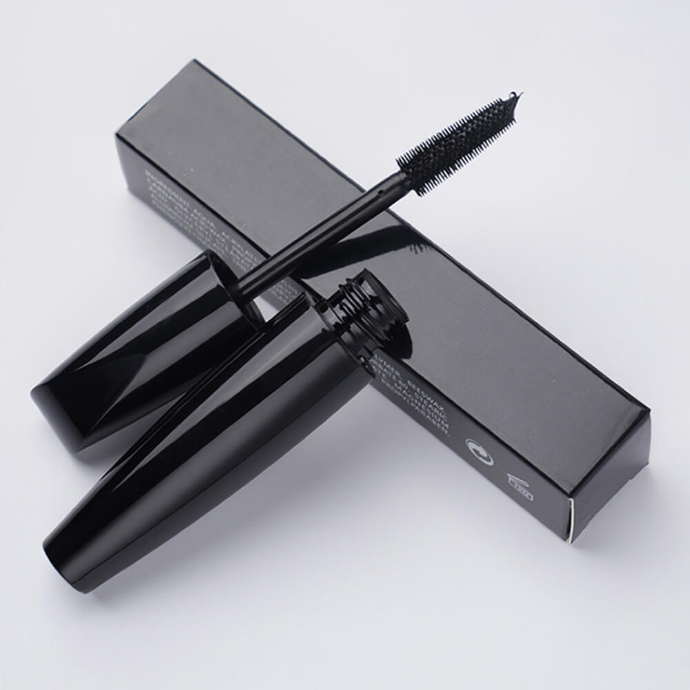 4D black mascara fiber stretch thick volume non-smudge curly