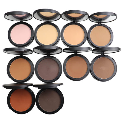 10 color pressed setting powder compact high pigmented