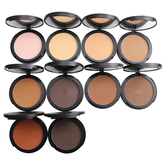 10 color pressed setting powder compact high pigmented